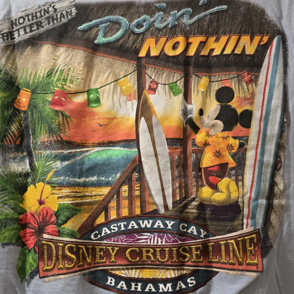 Disney Cruise Line Official Unisex Graphic Design T-Shirt - Picture 3 of 7